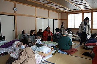 大船渡地区での巡回診療の様子